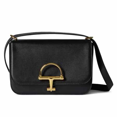 Gucci 黑金 T 扣包846705：極簡