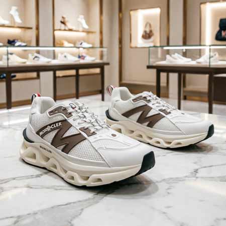 Moncler 新款男士運動鞋，多材質碰撞潮流
