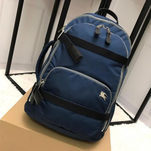 巴寶莉大號馬術騎士圖案飛行員尼龍雙肩包