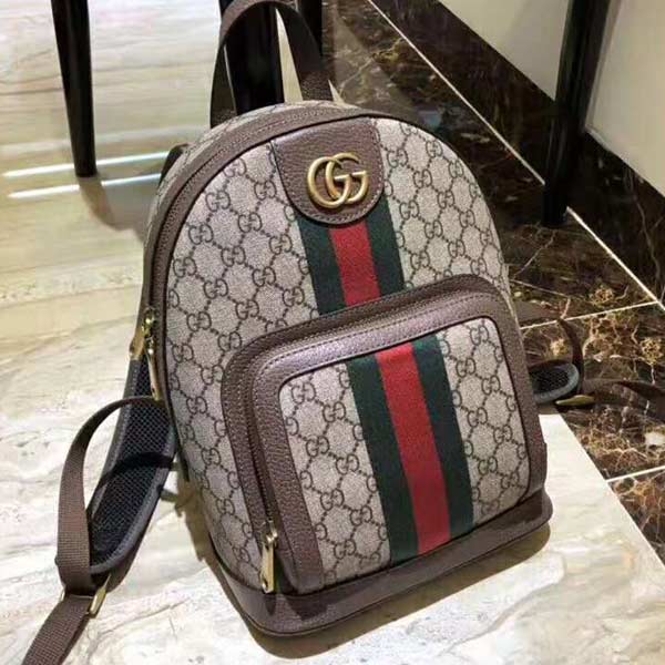 古奇PVC經典紅綠織帶Ophidia系列