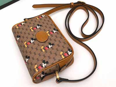 gucci迪士尼經典形象GG帆布肩