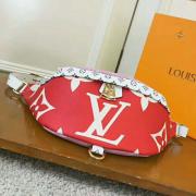 路易威登時髦休閑年輕化經典老花BUMBAG腰包M43644拼色