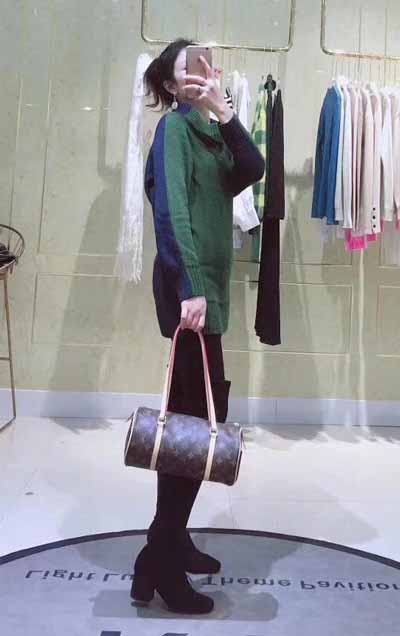 LV經(jīng)典Monogram 帆布PAPILLON 迷你手袋M40711 