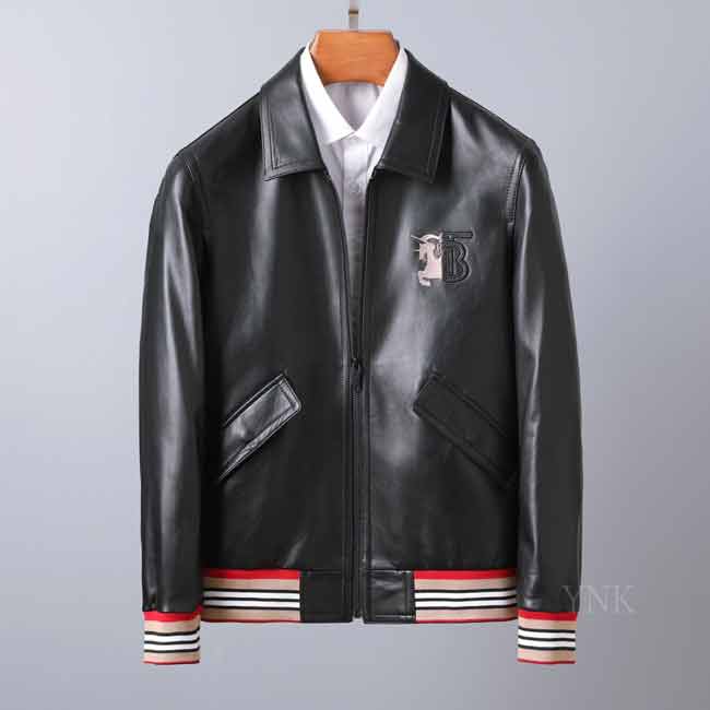 巴寶莉意大利進口綿羊皮皮衣夾克外套