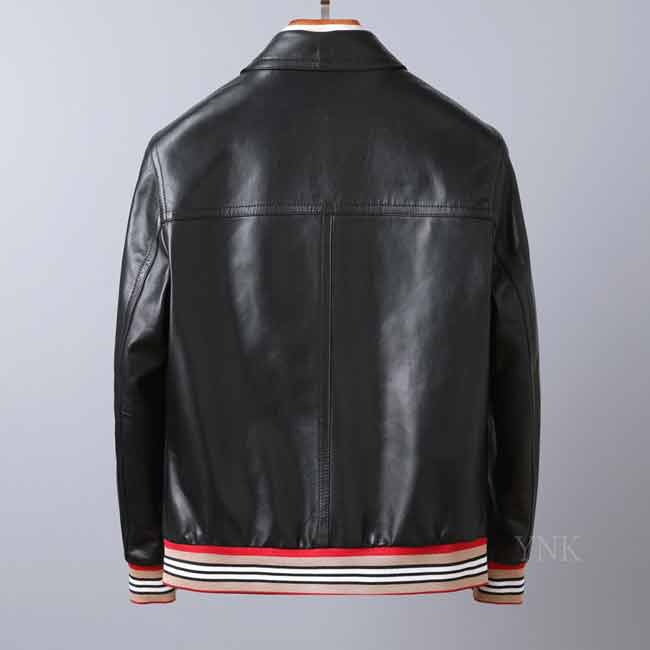 巴寶莉意大利進口綿羊皮皮衣夾克外套