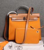 愛(ài)馬仕經(jīng)典款double高立體防水帆布Herbag她的