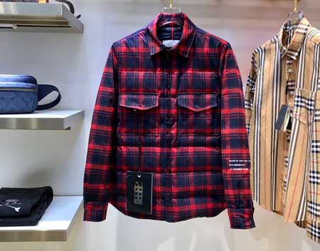 Moncler X Fragment聯名款毛呢格子羽絨襯衫