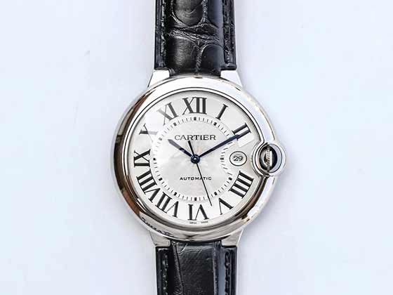 卡地亞原裝同步藍氣球自動機械機芯男士腕表