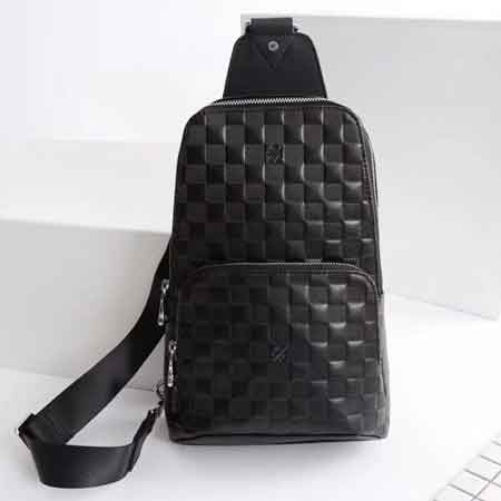 Louis Vuitton全新Damier Graphite帆布單肩雙用款男