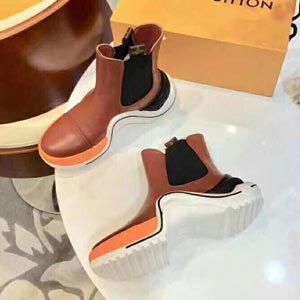 新款路易威登女鞋 百搭款 LV秋冬主打系列高品質小牛