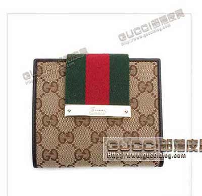 古奇錢夾181669 搭扣男女短款錢包