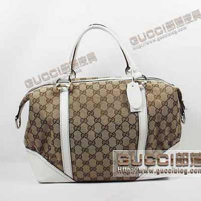 時尚女包189892白 女包 帆布配真皮手提包