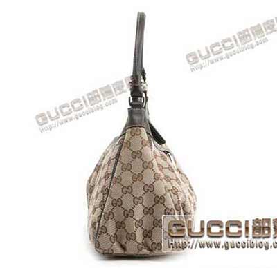 古奇女包 女士單肩包 奢華手提包 帆布包 190525黑色真皮包邊