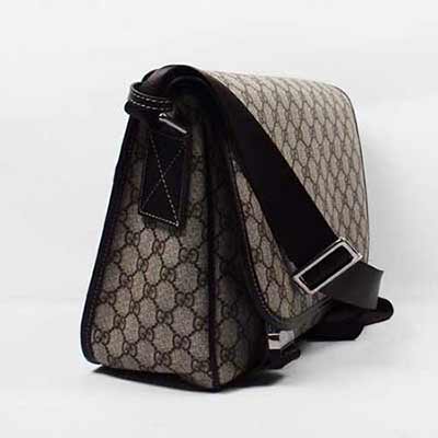 古奇男包201732 新經典款GG花紋男士斜背包