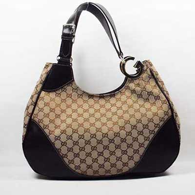 古琦帆布女包 休閑單肩包 女士單肩包 時髦女包G203504灰