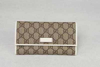 古琦錢包 203573 FPIKG 9761 古琦烏木色帆布長(zhǎng)款皮夾