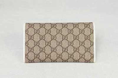 古琦錢包 203573 FPIKG 9761 古琦烏木色帆布長(zhǎng)款皮夾