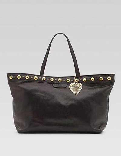 gucci單肩包女包207291黑色全皮包