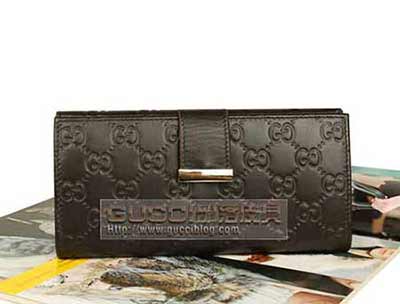 新潮流大品牌明星名包真皮錢(qián)包3折女士錢(qián)夾長(zhǎng)款皮夾包郵212089-2019Y啡全皮