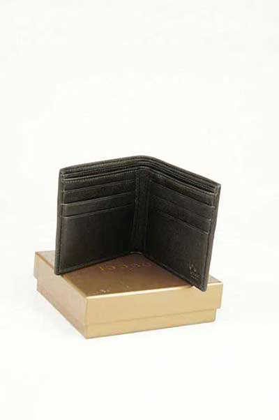 經典款古奇錢包231845 白色條紋配黑色真皮錢夾