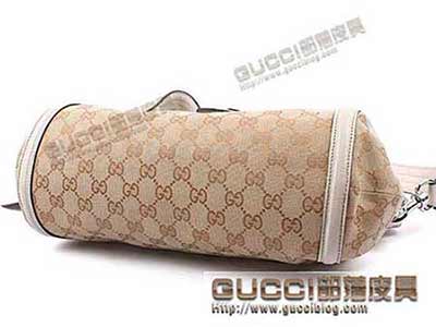 古琦女士包包 熱消單肩包 休閑布包 女士手拎包240266白皮