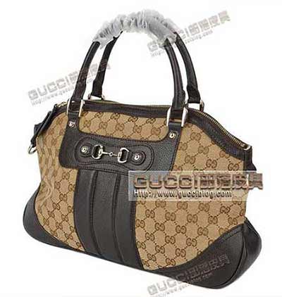 潮流時尚單肩女包 帆布配皮包包 斜挎包 247286啡