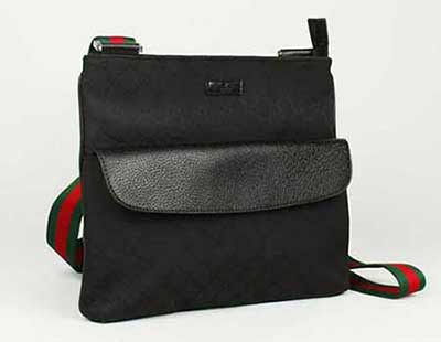 古奇男包單肩斜挎包 古奇時尚斜跨男包256100黑