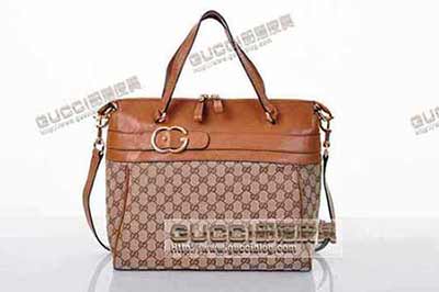 gucci女包 時(shí)尚休閑包 單肩斜跨包 帆布配真皮 269963