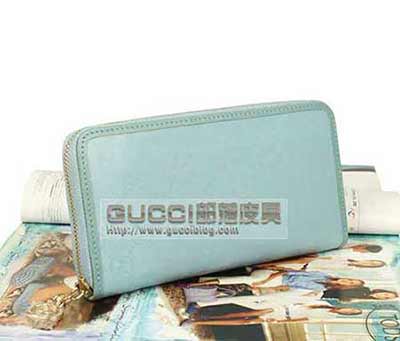 潮女歐美時尚真皮印花宴會中長款錢包錢夾307982-1810F水蘭過膠