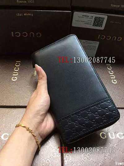 長款全皮錢包 女拉鏈錢夾 爆款牛皮手拿包 338598黑