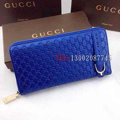 真皮錢包手拿包 低調奢華全皮錢包 歐美潮流長款橫款 G266499藍