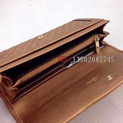 女士真皮錢包多功能牛皮手包護照包歐美時尚款全皮長款錢包 G291132金