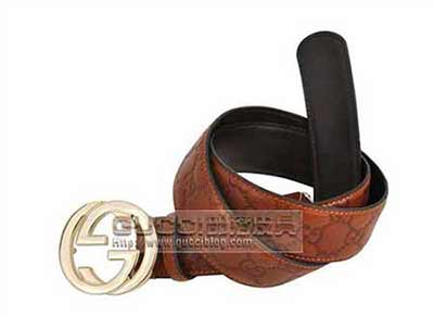 古奇時尚休閑男士女士真皮雙G皮帶 G37