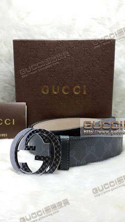 真品代買古奇皮帶 百商務搭正裝平滑扣頭層牛皮男褲腰帶G4116