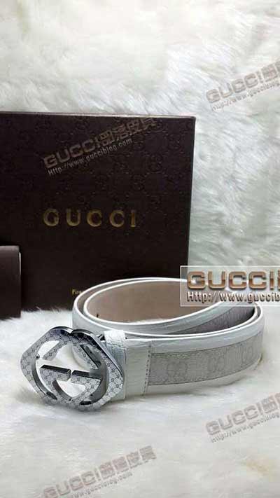 古奇皮帶男士商務休閑腰帶 頭層牛皮真品G4184