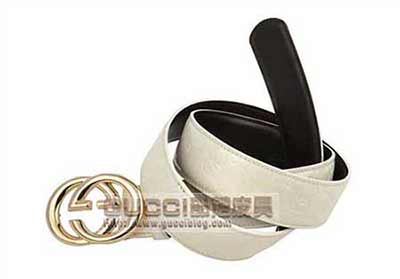 古奇真皮牛皮雙G扣男士休閑皮帶 G42