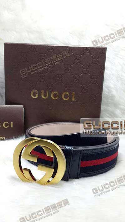 古奇頭層牛皮男款皮帶 專賣店真品古琦男式皮帶G425