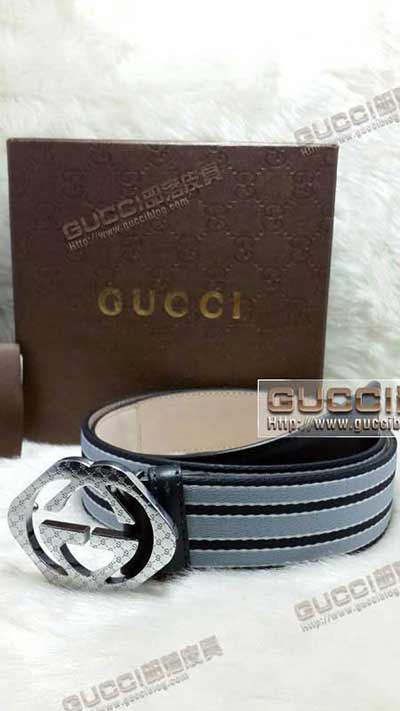 真品代買古奇男士皮帶 平滑扣牛皮真皮皮帶 G439