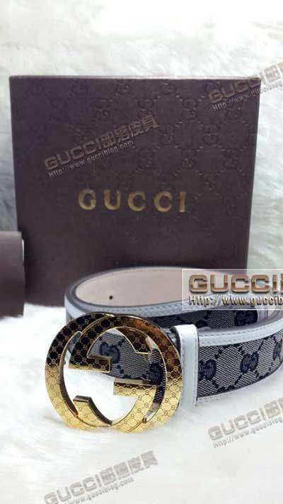 gucci真品代買古琦皮帶男款真皮頭皮帶G456