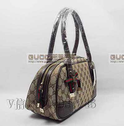 古奇161720 帆布包 可愛蝴蝶結 女士單肩包休閑包 女包