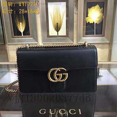 古奇專賣店品質(zhì)采用進(jìn)口牛皮原廠五金 431777