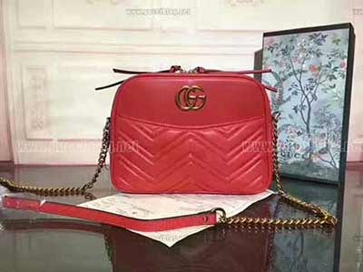 gucci新款專賣店品質原單貨 443499大紅全皮