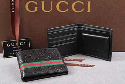 138043 gucci進口牛皮全皮錢包 男士2折短款錢包