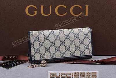 gucci 154185 藍(lán)PVC藍(lán)皮 古奇pvc錢包