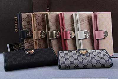 名品女士長款搭扣錢包 歐美三折休閑時尚帆布錢包 203550藍布藍皮