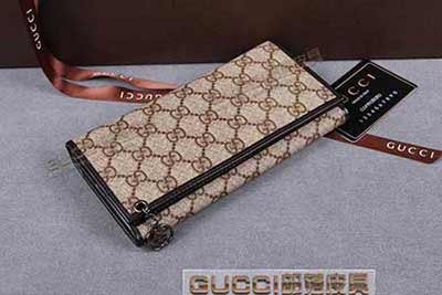 gucci 212109 啡PVC啡皮 古奇pvc錢包