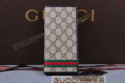 gucci 212176 啡PVC啡皮 古奇pvc錢包