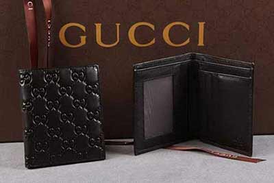古琦錢包 224127 gucci進口牛皮全皮錢包 男士2折短款錢包