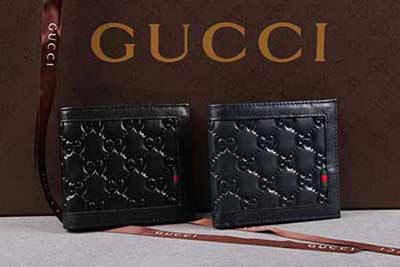225826pi gucci進口牛皮全皮錢包 男士2折短款錢包
