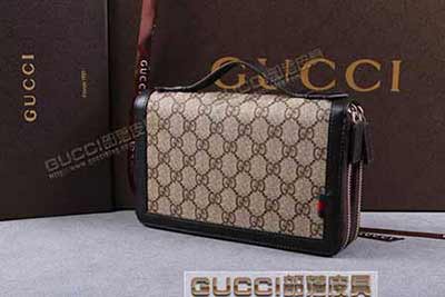 gucci古奇 男士小牛皮手酒神挽包 專賣店 306118pvc